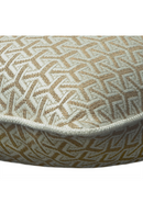 Geometric Cushion with Cream Piping | Andrew Martin Monte | OROATRADE