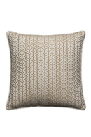 Geometric Cushion with Cream Piping | Andrew Martin Monte | OROATRADE