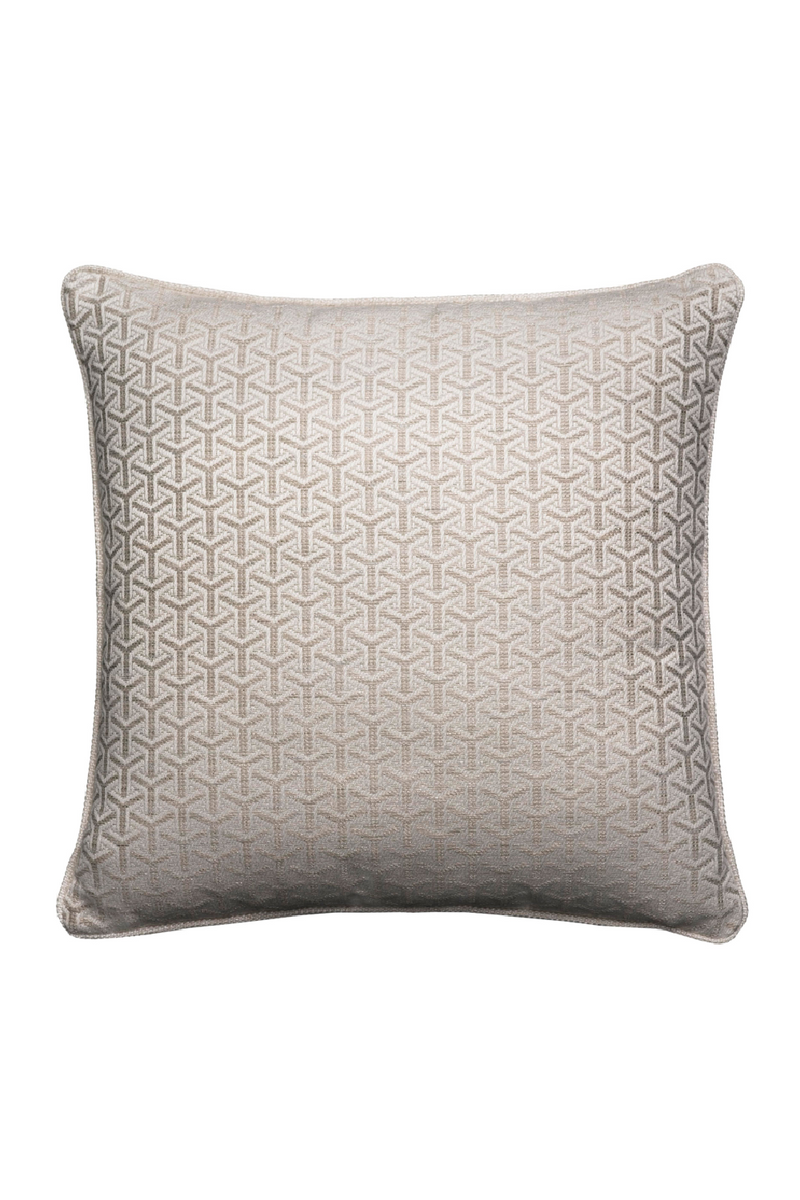 Geometric Cushion with Cream Piping | Andrew Martin Monte | OROATRADE