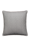 Geometric Cushion with Cream Piping | Andrew Martin Monte | OROATRADE