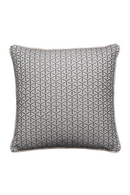 Geometric Cushion with Cream Piping | Andrew Martin Monte | OROATRADE