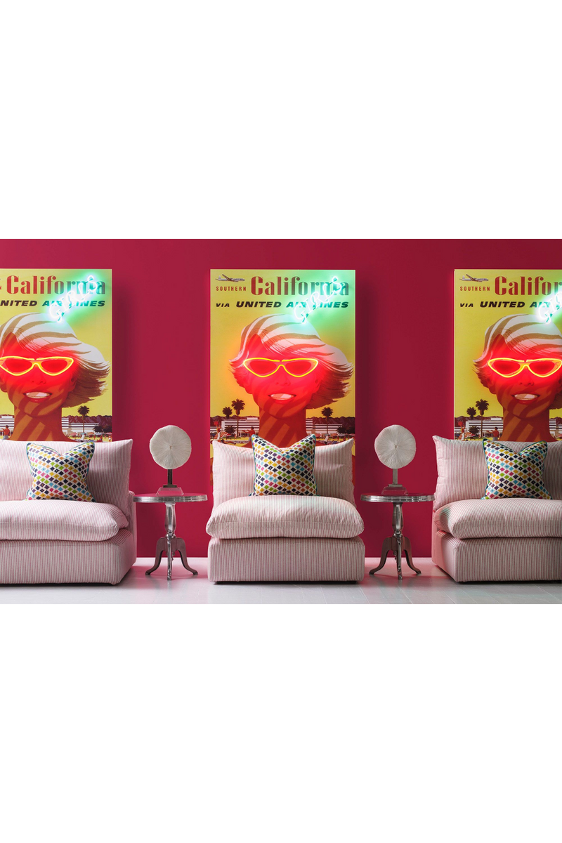 California Girls Neon Wall Art | Andrew Martin California Girls | Oroatrade.com