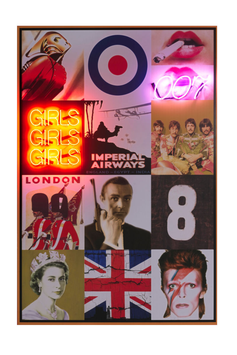 British Icons Neon Wall Art | Andrew Martin Britain | OROATRADE