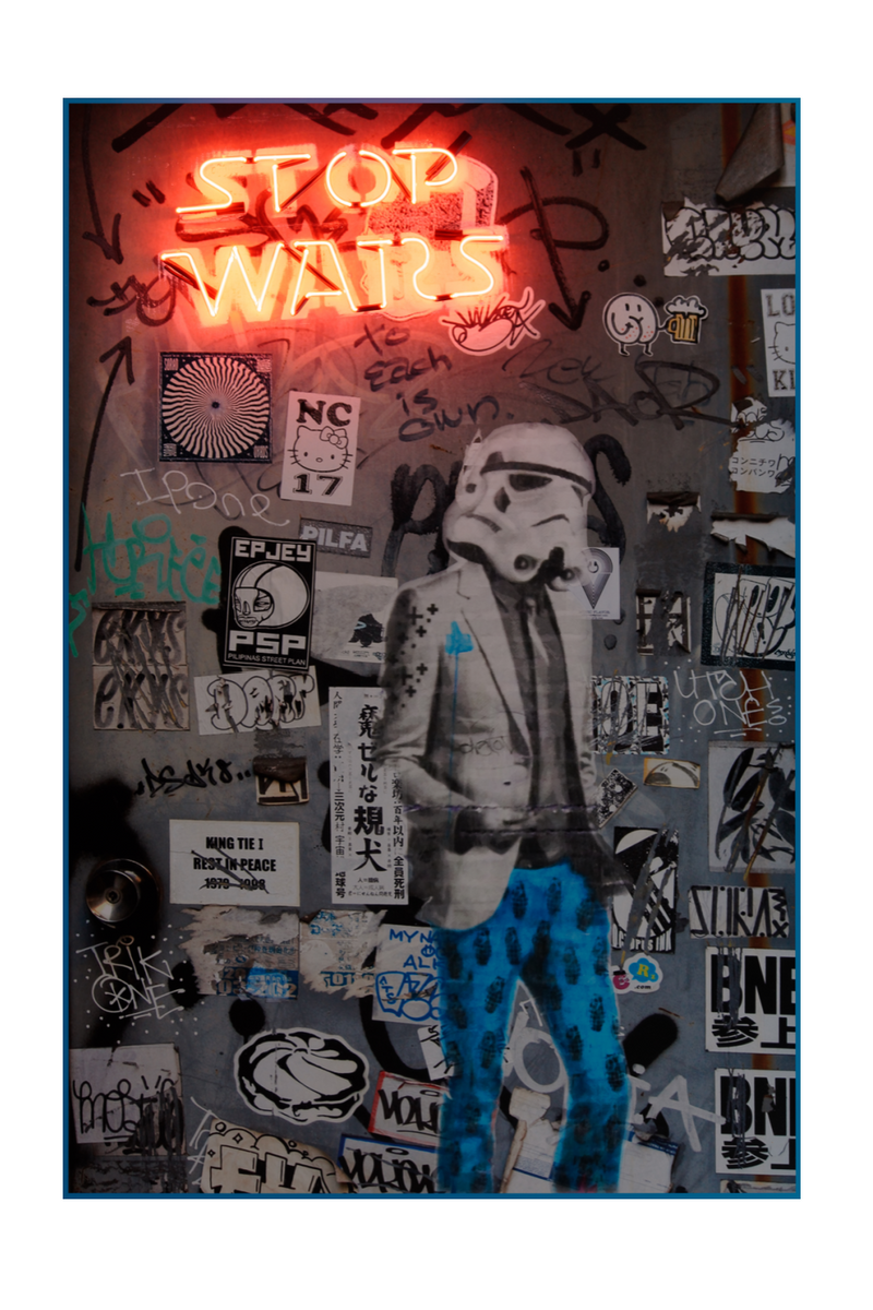 Stormtrooper Neon Artwork | Andrew Martin Star Wars | OROATRADE