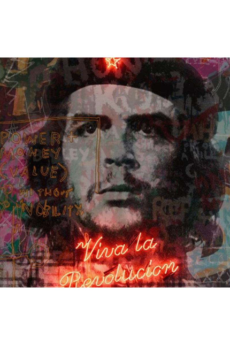 Che Guevarra Neon Artwork | Andrew Martin Che's Revolution | OROATRADE