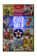 50s Icons Neon Wall Art | Andrew Martin The Fifties | OROATRADE