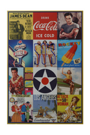 50s Icons Neon Wall Art | Andrew Martin The Fifties | OROATRADE