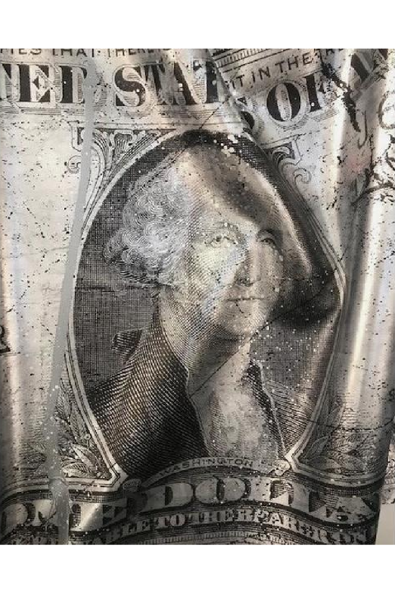 Crumpled USD Artwork | Andrew Martin Dollar Bill | OROATRADE