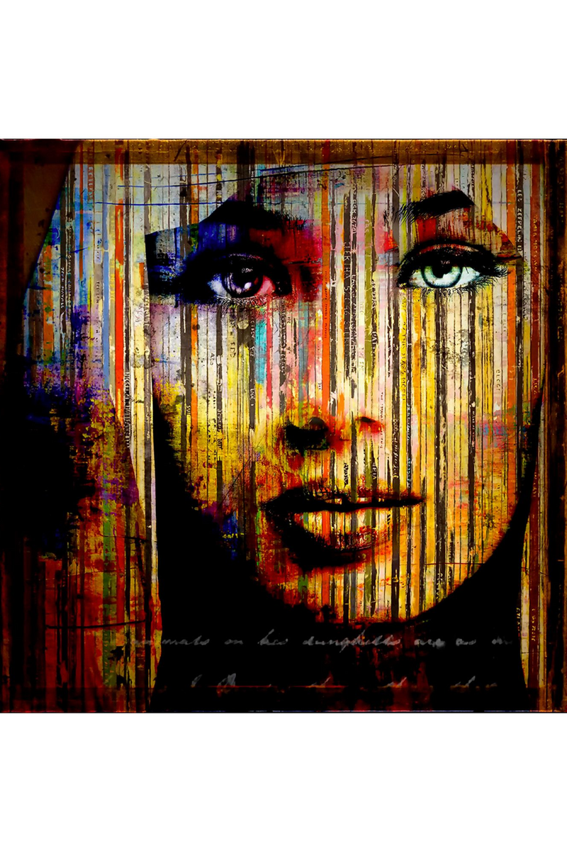 Multicolored Feminine Face Artwork | Andrew Martin Trigger | Oroatrade.com