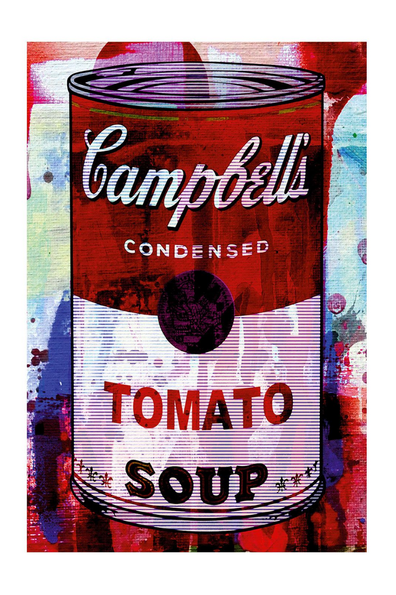 Classis Soup Can Art Print | Andrew Martin Campbell's Tomato | Oroatrade.com
