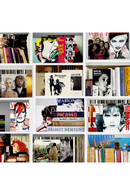 Shelf of Iconic Touchstones Art Print | Andrew Martin Music Books 1