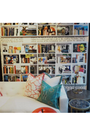 Rectangular Shelves Art Print | Andrew Martin Music Books 2 | OROATRADE