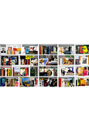 Rectangular Shelves Art Print | Andrew Martin Music Books 2 | OROATRADE