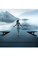 Girl Along A Pier Photographic Artwork | Andrew Martin Freedom | Oroatrade.com