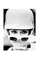 Grayscale Hollywood Icon Artwork | Andrew Martin Audrey Cap | Oroatrade.com