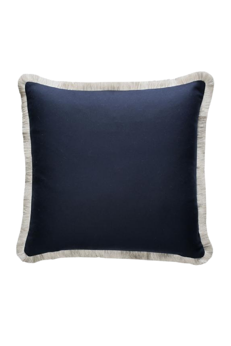 Blue Wool Square Cushion | Andrew Martin York  | OROATRADE
