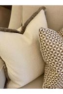Boucle Fringed Square Cushion | Andrew Martin Huntsman | Oroatrade.com