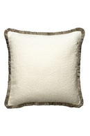 Boucle Fringed Square Cushion | Andrew Martin Huntsman | Oroatrade.com