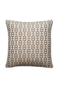 Chain Link Pattern Square Cushion | Andrew Martin Burlington | OROATRADE