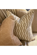 Chain Link Pattern Square Cushion | Andrew Martin Burlington | OROATRADE