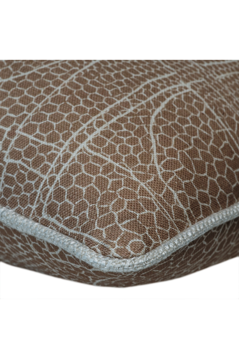 Snakeskin Print Square Cushion | Andrew Martin Curzon | OROATRADE
