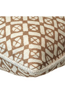 Diamond Print Ecru Piped Cushion | Andrew Martin Audley | OROATRADE