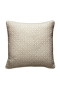Diamond Print Ecru Piped Cushion | Andrew Martin Audley | OROATRADE