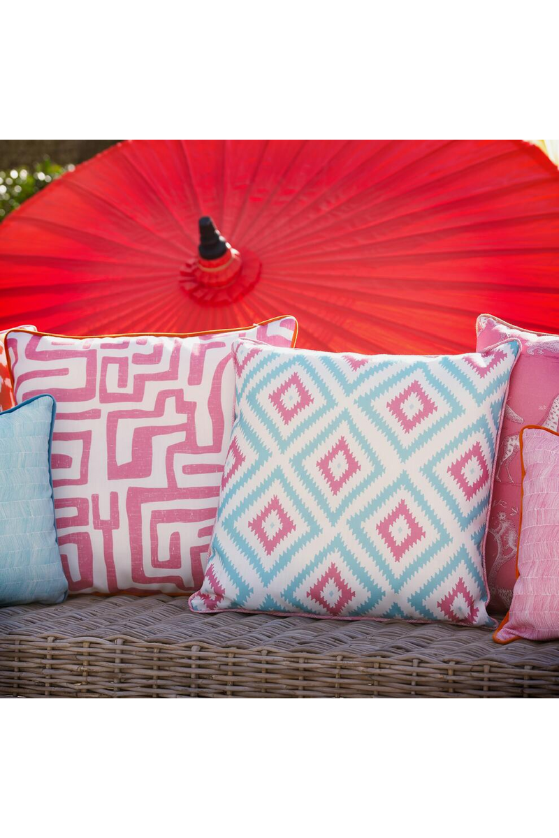 Minimalist Designed Outdoor Throw Pillow | Andrew Martin Reef