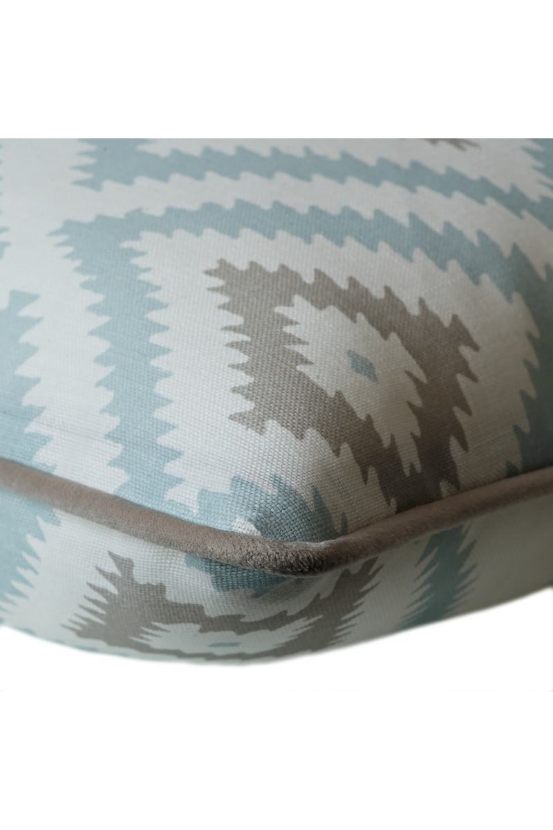 Graphic Print Outdoor Throw Pillow | Andrew Martin Glacier | Oroatrade