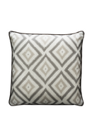 Graphic Print Outdoor Throw Pillow | Andrew Martin Glacier | Oroatrade