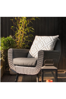 Graphic Print Outdoor Throw Pillow | Andrew Martin Glacier | Oroatrade