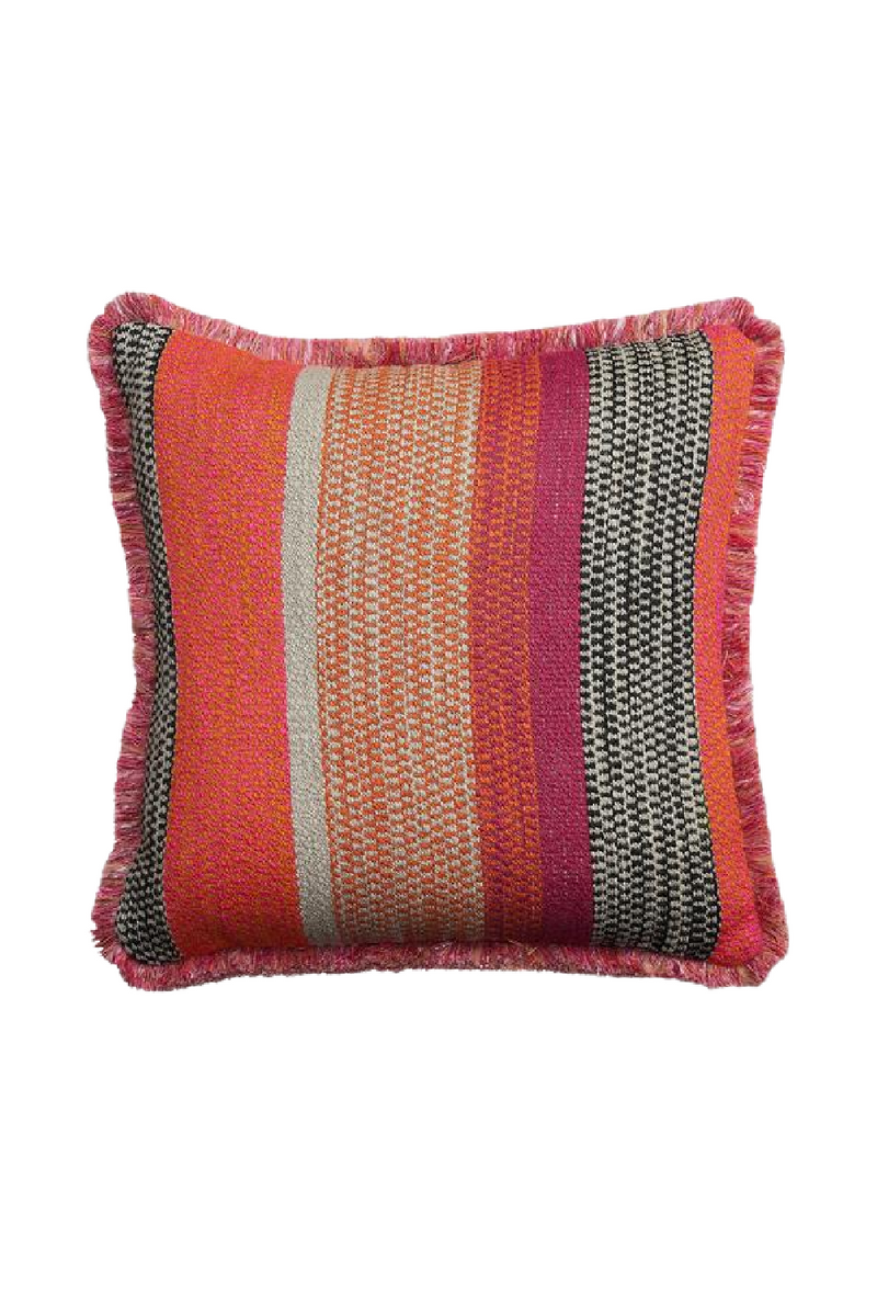 Orange Striped Cushion | Andrew Martin Llama | OROATRADE