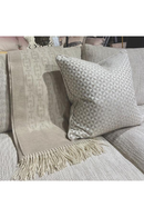 Wool and Cashmere Chainlink Throw | Andrew Martin Burlington | OROATRADE