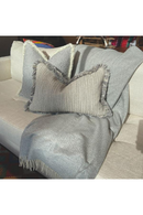 Gray Wool and Cashmere Gepmetric Throw | Andrew Martin Monte | OROATRADE