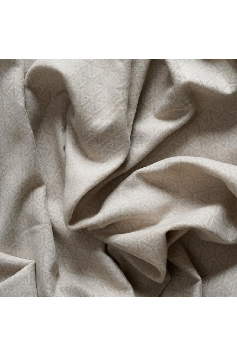 Nude Wool and Cashmere Geometric Throw | Andrew Martin Monte  | OROATRADE