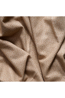 Tan Wool and Cashmere Geometric Throw | Andrew Martin Monte | OROATRADE