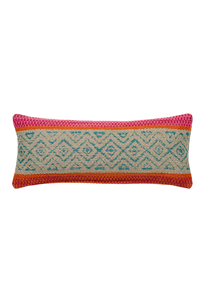 Rectangular Geometric Pattern Cushion | Andrew Martin Pampas | Oroatrade.com