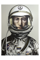 Silver John Lennon Neon Wall Art | Andrew Martin Space Man Lennon