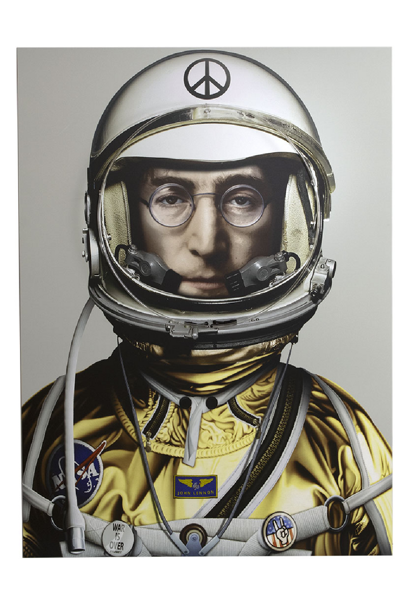 Gold John Lennon Neon Wall Art | Andrew Martin Space Man Lennon | OROATRADE