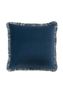 Fringed Velvet Cushion | Andrew Martin Pelham | OROATRADE