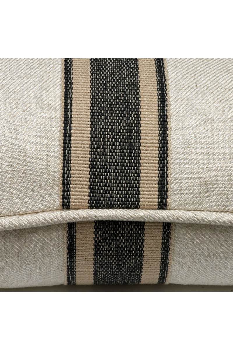 Woven Medal Striped Linen Cushion | Andrew Martin Hedgerow | OROATRADE