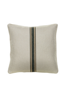 Woven Medal Striped Linen Cushion | Andrew Martin Hedgerow | OROATRADE