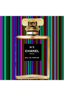 Multicolored Perfume Photographic Artwork | Andrew Martin Chanel Stripes Part I | Oroatrade.com