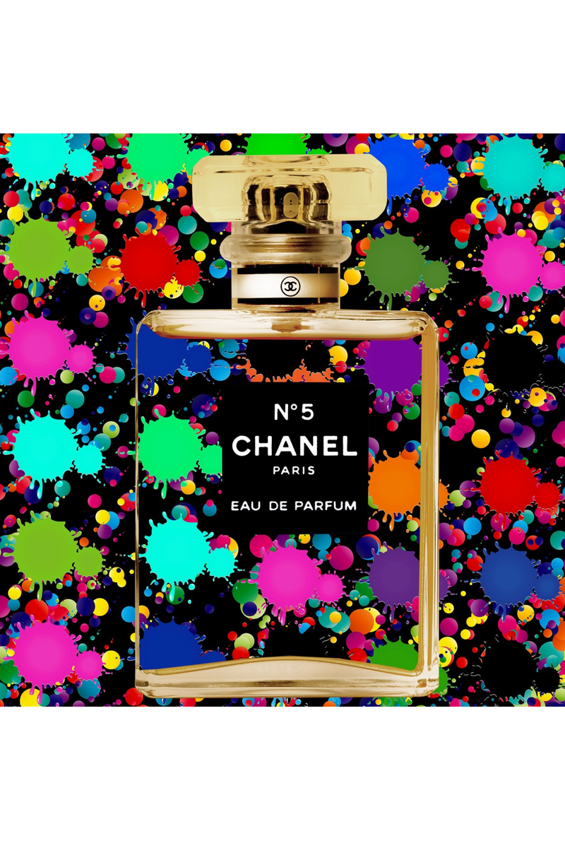 Multicolored Perfume Photographic Artwork | Andrew Martin Scent of Chanel | Oroatrade.com