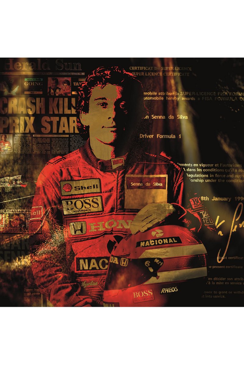 Motorsports Champion Photographic Artwork | Andrew Martin Senna | Oroatrade.com