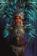 Adorned Woman Photographic Artwork | Andrew Martin Brazilian Heatwave | Oroatrade.com