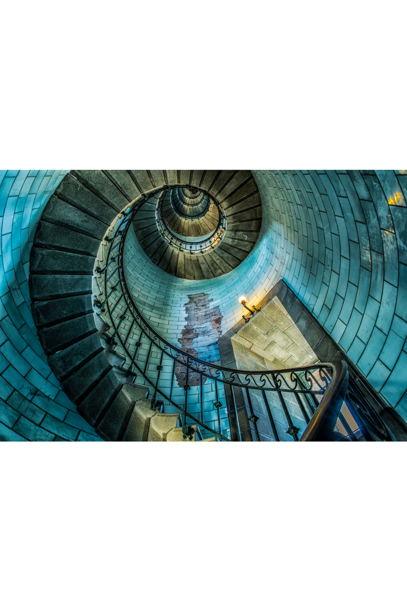 Spiral Photographic Artwork | Andrew Martin Lighthouse Staircase | Oroatrade.com