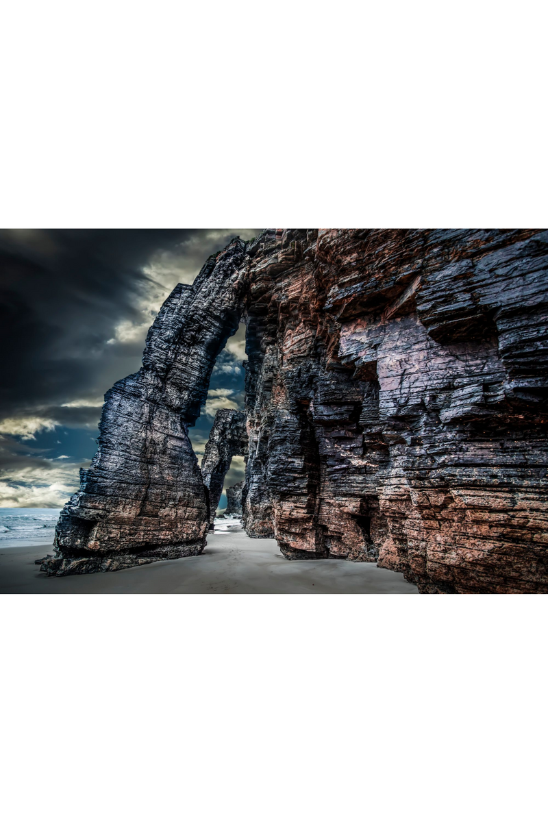 Coastal Rock Form Photographic Artwork | Andrew Martin Cathedral Beach | Oroatrade.com