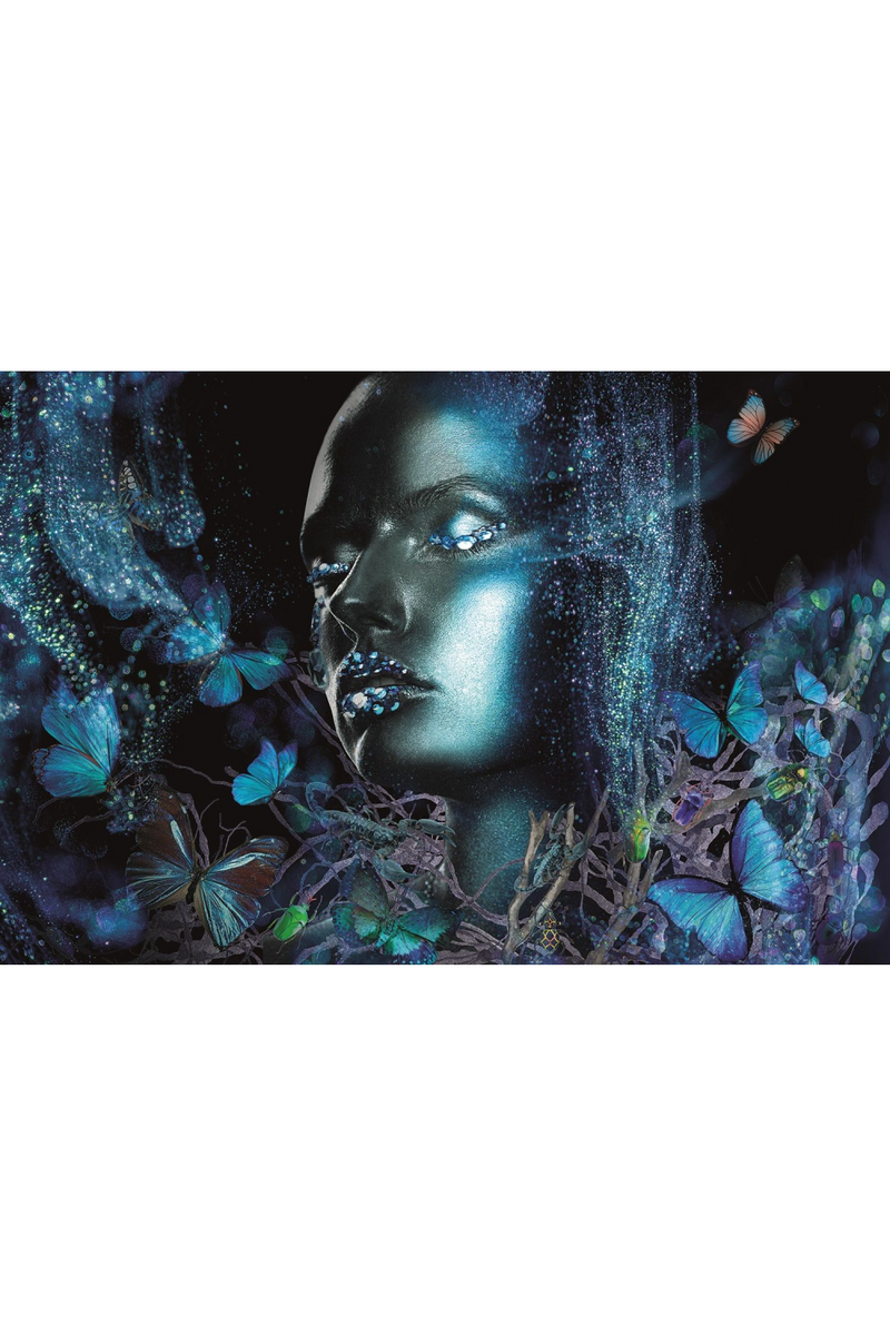 Mystical Woman Photographic Artwork | Andrew Martin Blue Night | Oroatrade.com