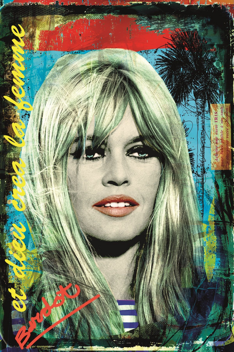 French Actress Photographic Artwork | Andrew Martin La Femme Bardot | Oroatrade.com